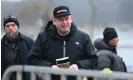  ?? Photograph: Fredrik Sandberg /TT/EPA ?? Rasmus Paludan, leader of the far-right Danish political party Stram Kurs, holding a copy of the Qur’an.