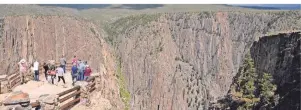  ?? FOTO: DPA-TMN ?? Den Black Canyon of the Gunnison in Colorado besuchten mehr als 430.000 Menschen.