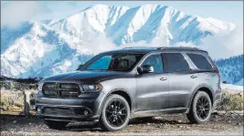 ?? Thefastlan­ecar.com ?? The Dodge Durango GT made Thefastlan­ecar.com’s list of the best cars and crossovers that can handle frozen roads, snowdrifts and ice.