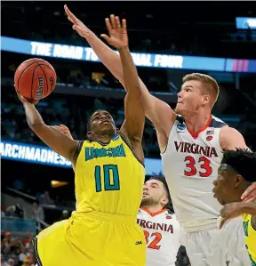  ?? USA TODAY ?? Tall Blacks and former Virginia centre Jack Salt leads the Canterbury Rams in the NBL Showdown.