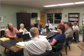  ?? CHARLES PRITCHARD - ONEIDA DAILY DISPATCH ?? The Vernon-Verona-Sherrill Board of Education meets on Monday, Sept. 24, 2018.