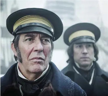  ?? Foto: Amazon/AMC/Aidan Monaghan ?? Ciarán Hinds als John Franklin (li.), Tobias Menzies als James Fitzjames