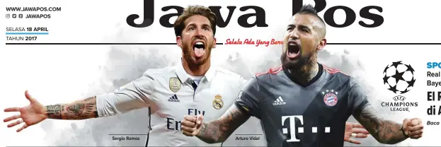  ??  ?? Sergio Ramos Arturo Vidal