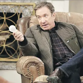  ?? ABC ?? Tim Allen’s sitcom Last Man Standing — picked up by ABC after Fox cancelled it — won’t likely be a soapbox for the star’s partisan politics.