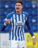  ??  ?? Killie striker Kyle Lafferty