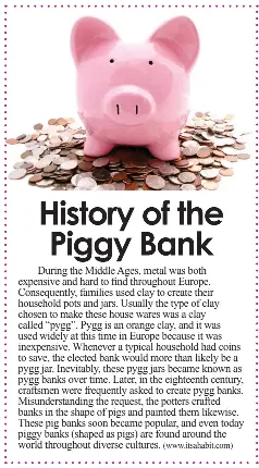 History of the Piggy Bank - PressReader