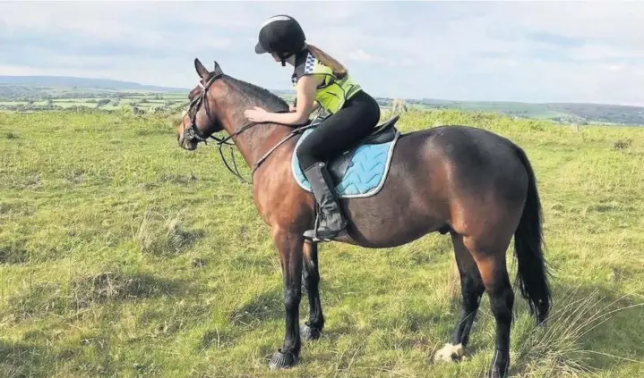  ??  ?? Charlotte Pickett, 16, with her horse Archie