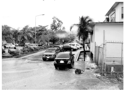  ?? FILE ?? The St James Parish Court (right) and the parking lot of the St James Parish Library (left) can be seen in this Gleaner file photo. The properties are separated by Megre Bay Road.