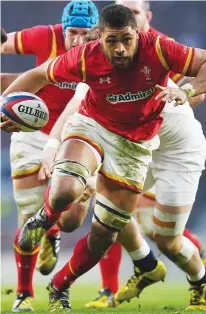  ??  ?? Hitting form: Wales No.8 Taulupe Faletau