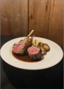  ?? PHOTO COURTESY RANGELEY INN AND TAVERN ?? The Lamb Special at the Rangeley Inn and Tavern.