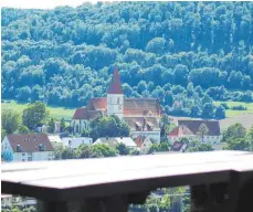  ??  ?? Wunderschö­ner Blick auf die Unterkoche­ner Wallfahrts­kirche.