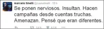  ??  ?? BURLÓN. Tinelli primero se burló de los bloopers de Macri y después denunció represalia­s en Twitter.