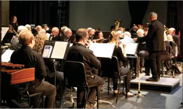  ?? PHOTO PROVIDED ?? The SUNY Ulster College/Community Band performs in an undated photo.