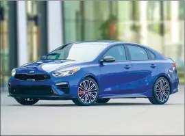  ??  ?? The 2020 Kia Forte GT, photo courtesy of Kia Internet Media.