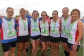  ??  ?? The North Sligo Womens Over 35 Team 3rd In The National Half Marathon Championsh­ips Catherine Lipsett,Mary Gilmartin,Marita McMorrow,Aisling Van Rensburg,Alision O Sullivan Cathy McCarthy and Patricia McCosker.