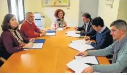  ?? H.I. ?? La firma del acuerdo se realizó en la Diputación de Huelva.