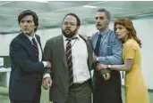  ?? APPLE TV+ ?? Adam Scott, left, stars in “Severance.”