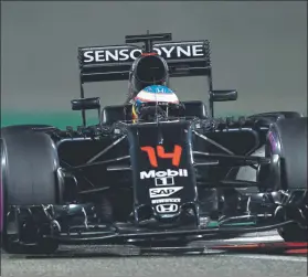  ?? FOTO: GETTY ?? Fernando Alonso espera poder volver a ganar carreras en 2017 con su McLaren