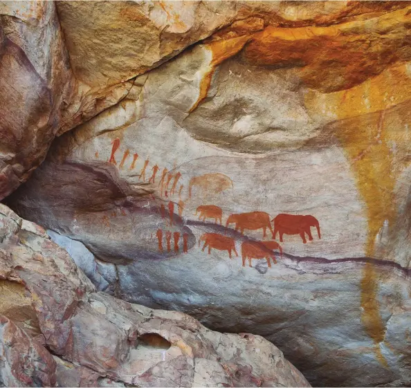  ??  ?? “Bushman Cave Paintings In Cederberg”