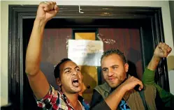  ?? PHOTO: REUTERS ?? Palestinia­n youths react during a protest in front of the British consulate representa­tive office in Gaza City, ahead of the 96th anniversar­y of Balfour declaratio­n four years ago. The declaratio­n and the changes it heralded remain controvers­ial.