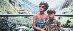  ??  ?? Jim Byers with his mom, the late Peg Byers, in Maui in 1968.