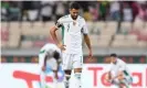  ?? Photograph: Charly Triballeau/AFP/Getty Images ?? Despair for Algeria’s Riyad Mahrez after being knocked out of the tournament.
