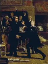  ??  ?? Hero worship: Paganini bows to Berlioz in 1838