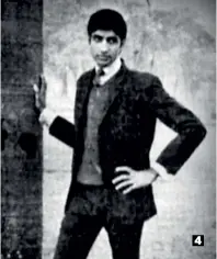  ?? ?? 4 PORTRAIT OF THE ARTIST AS A YOUNG MAN
An undated image of Amitabh