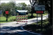  ??  ?? Three Notch Road in Catoosa County is under constructi­on as the Georgia Department of Transporta­tion . (Catoosa News photo/ Adam Cook)