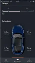  ??  ?? Über die „Porsche Connect“-App kann man viele Fahrzeugda­ten abrufen und den 911er verriegeln.