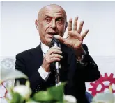  ?? Ansa ?? Opposta fazione Marco Minniti, ministro dell’Interno, ieri era ad Atreju, la festa dei giovani di Fdi