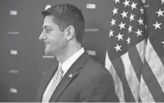  ?? SHAWN THEW, EUROPEAN PRESSPHOTO AGENCY ?? House Speaker Paul Ryan was viewed favorably by 28% of voters and unfavorabl­y by 52% in a Quinnipiac University poll.