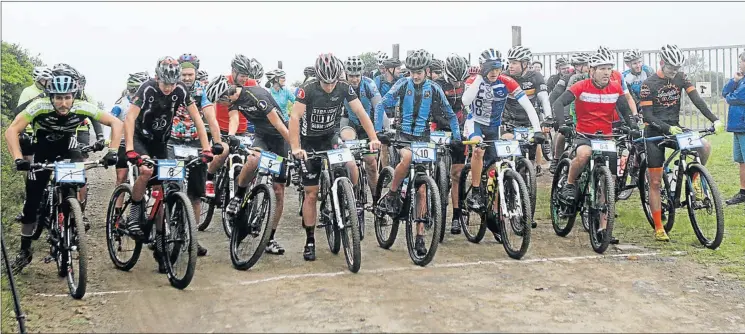  ?? Picture: MICHAEL PINYANA ?? TOUGH: Riders competing in last year’s Daily Dispatch MTB Challenge will once again be in action tomorrow when this year’s edition takes place at Wings Park