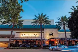  ?? TRULUCK’S ?? Truluck’s, the upscale steak-and-seafood restaurant chain, once anchored Fort Lauderdale’s Galleria Mall.