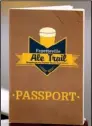  ?? NWA Media/JASON IVESTER ?? Patrons traveling the Fayettevil­le Ale Trail can get this “passport” stamped to show they’ve visited each of the seven participat­ing breweries.