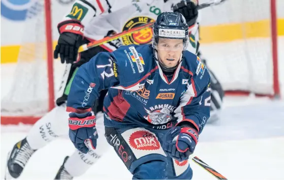  ?? ?? Marcus Borgh såg till att Hammers tog ledningen redan efter en dryg minut i Kalmar.