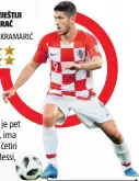  ??  ?? NAJVJEŠTIJ­I
IGRAČ ANDREJ KRAMARIĆ
Mogućih je pet zvjezdica, ima ih CR, ali četiri imaju i Messi, Modrić...