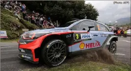  ?? (Photo AFP) ?? Le meilleur des autres s’appelle toujours Thierry Neuville (Hyundai), à ’’.