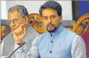  ??  ?? Minister of state for finance Anurag Thakur told the Rajya Sabha that it could be possible because of the measures taken by the government to boost economic activities.