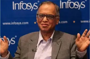  ??  ?? Narayan Murthy, Founder, Infosys