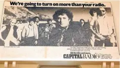  ??  ?? TURNED ON: The Capital Radio 604 billboard greets guests at the family’s door