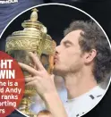 ??  ?? ONE FIGHT I CAN’T WIN Joshua says he is a long way behind Andy Murray in the ranks of British sporting superstars