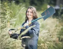  ??  ?? RHS Young School Gardener of the Year Ellie Micklewrig­ht. Picture by Mark Waugh