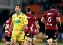  ?? GETTY IMAGES ?? Referee Ben O’Keeffe blasted 15 penalties against the Crusaders and eight against the Highlander­s in Dunedin on Friday.
