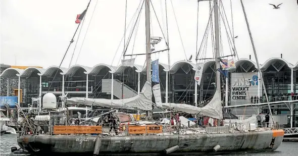  ?? BEVAN READ/FAIRFAX NZ ?? Tara will be berthed near the Viaduct Events Centre from July 1-9, and is open to the public.