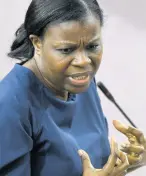  ?? FILE ?? Senator Sophia Frazer-Binns, opposition spokespers­on on lands.