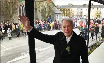  ?? Photo by Domnick Walsh. ?? Micheál Ó Muircheart­aigh was Listowel’s grand marshall.