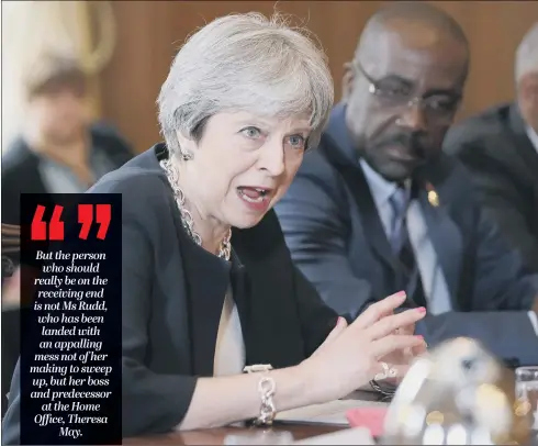  ??  ?? Theresa May’s posturing on immigratio­n and arbitrary promises on figures has drowned out reasoned debate and created a huge mess.