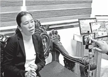  ?? ZAHEED ALI BANTILAN, DOT-Armm ?? DOT-ARMM regional secretary Ayesha Vanessa Hajar Dilangalen said in an interview last Wednesday, September 27 in Bongao, Tawi-tawi that the province is gaining more tourists because of the massive tourism efforts by the provincial and regional...