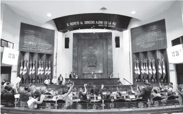  ?? FOTO: DEBATE ?? Los diputados serán convocados a la sesión pública en febrero.